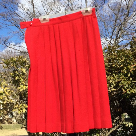 Jones New York 100% Wool Pleated-Skirt-Jacket 2pc Set - Picture 3 of 4